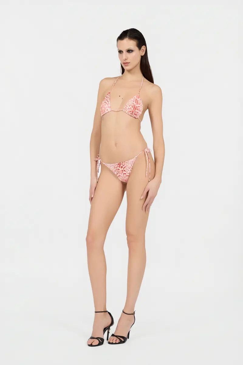Roberto Cavalli Jaguar Pink Print Bikini Top | Thumbnail 6 Roberto Cavalli Jaguar Pink Print Bikini Top | Thumbnail 6