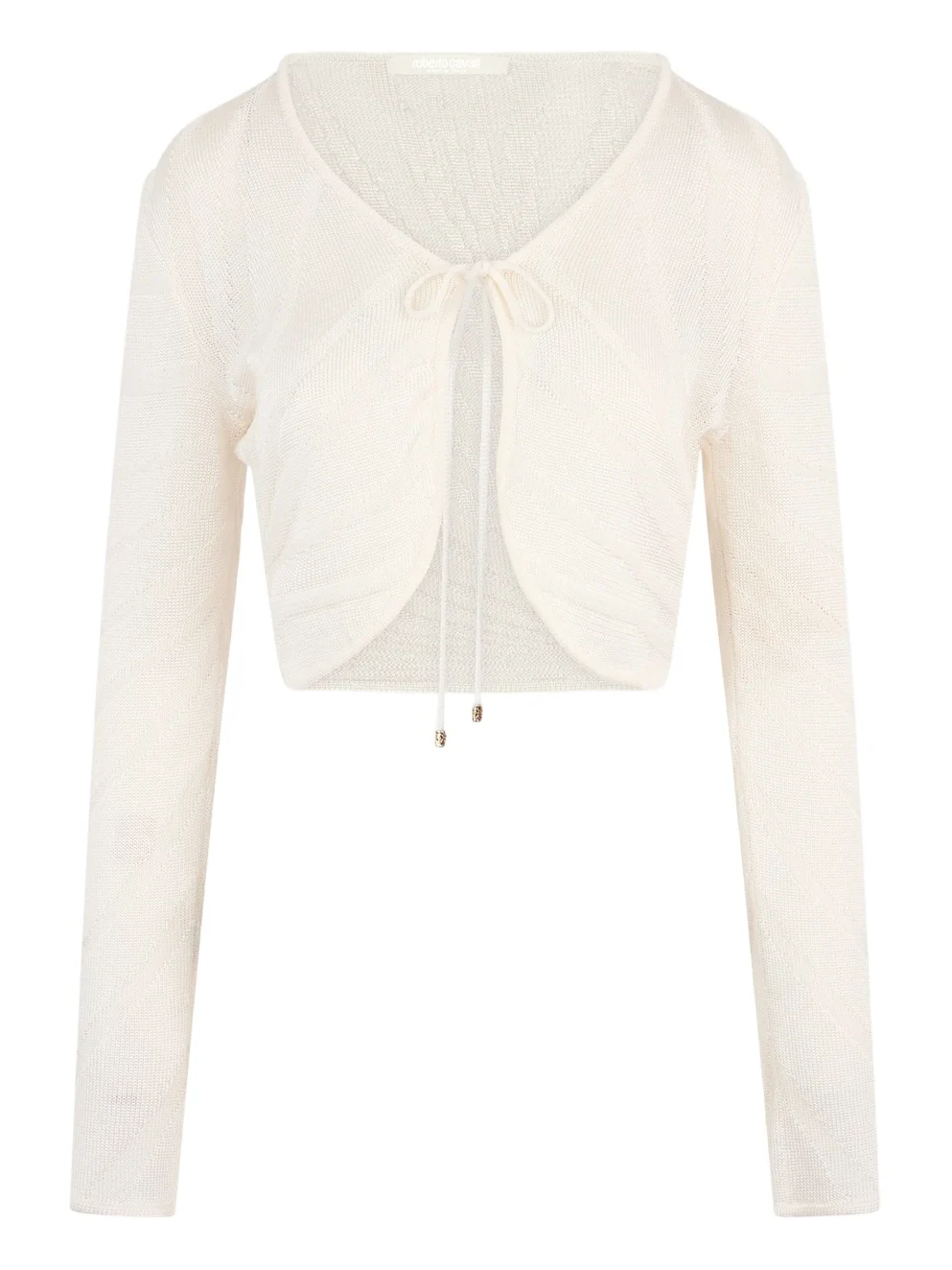 Knit Cardigan with Ray Motif Knit Cardigan with Ray Motif