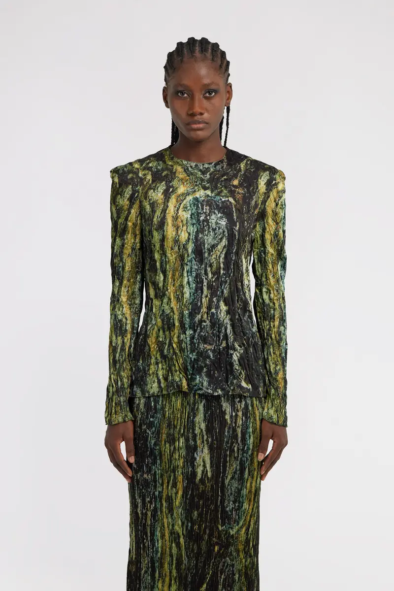 Roberto Cavalli Marble Print Top | Thumbnail 2