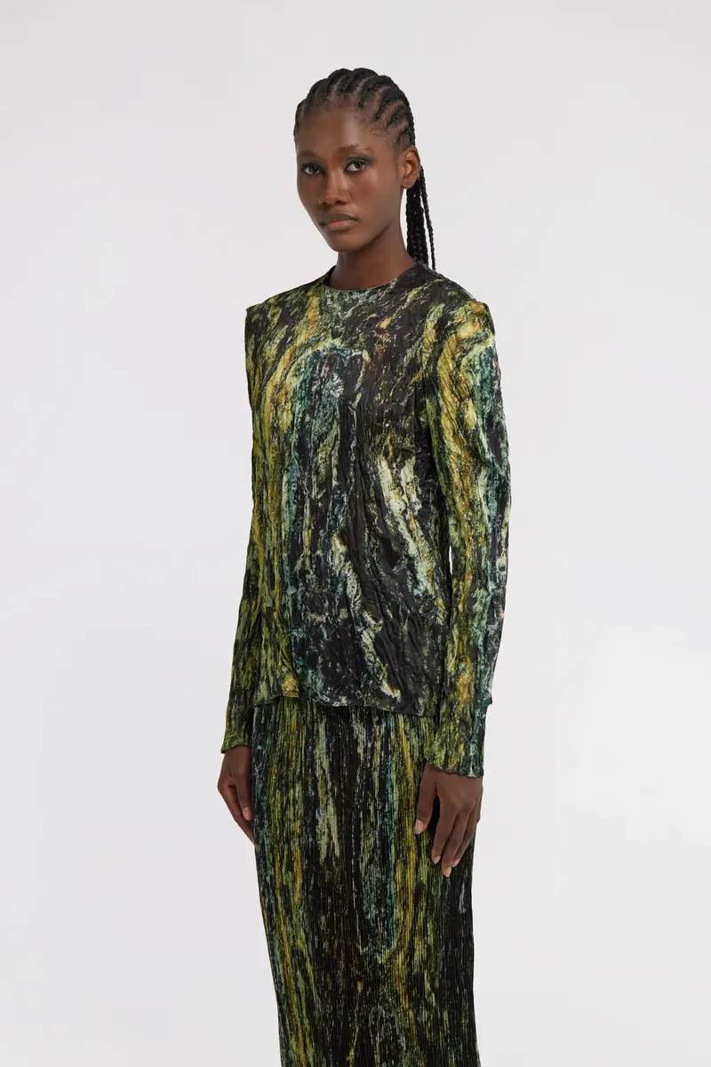 Roberto Cavalli Marble Print Top | Thumbnail 4