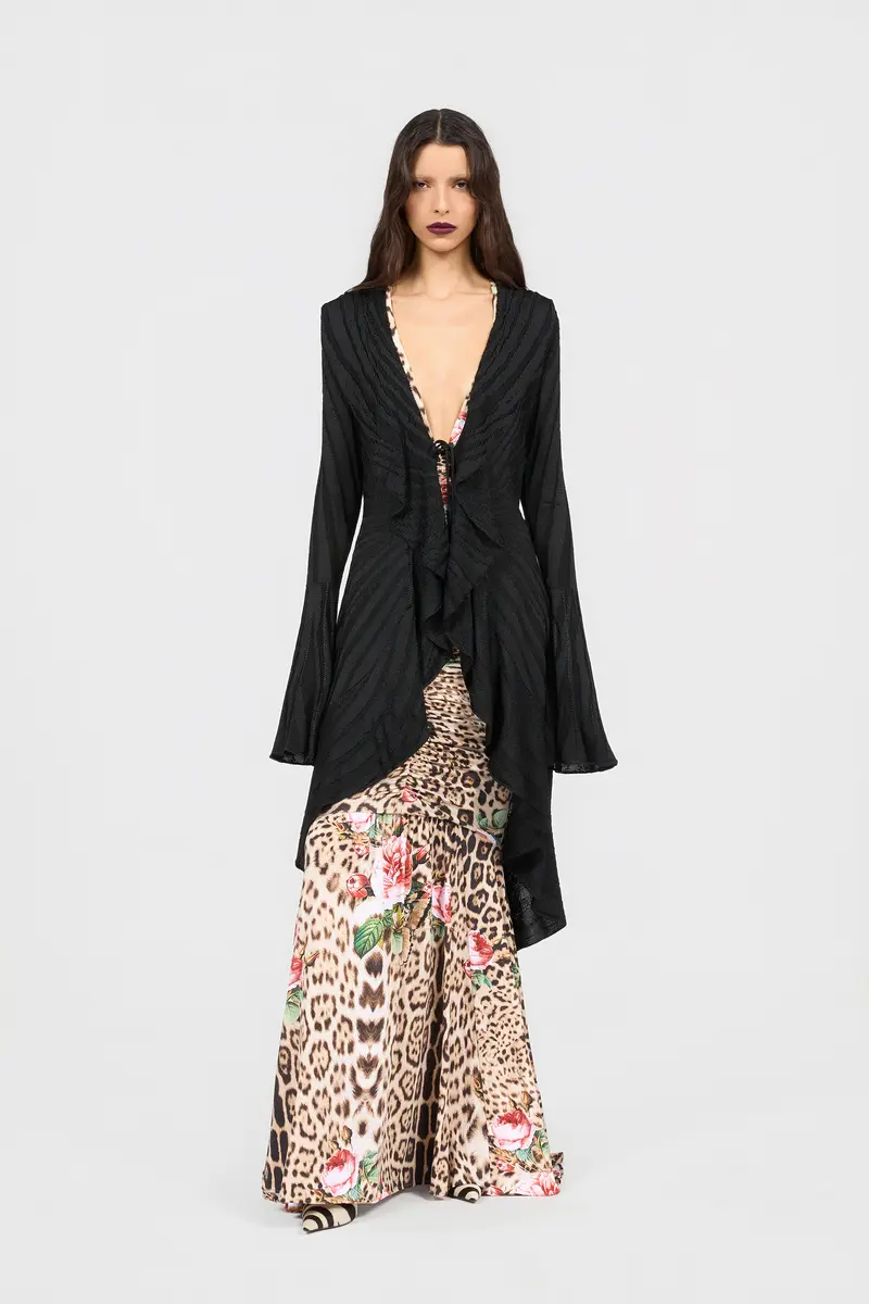 Roberto Cavalli Black Cardigan | Thumbnail 2 Roberto Cavalli Black Cardigan | Thumbnail 2
