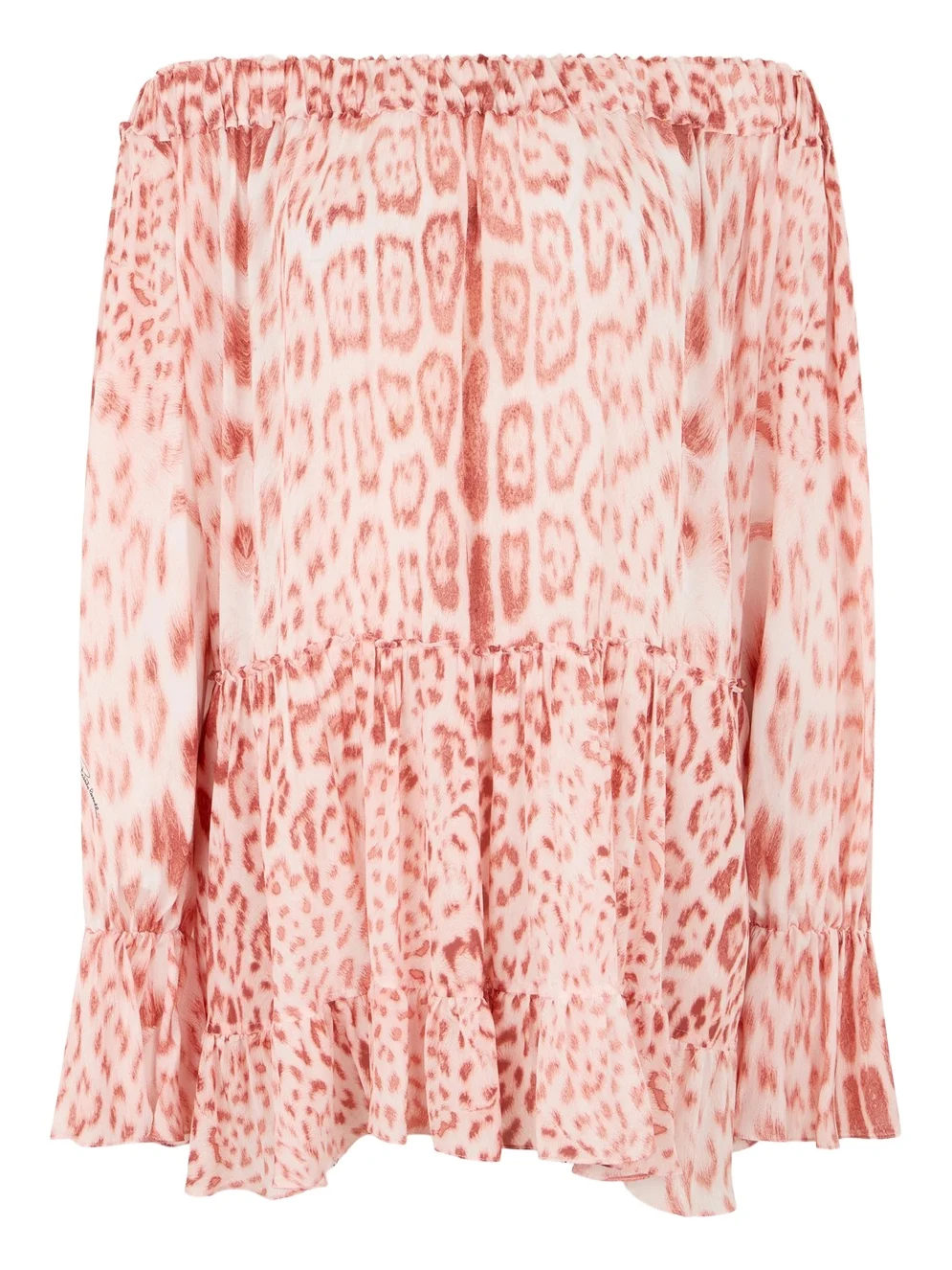 Jaguar Pink Print Mini Dress Jaguar Pink Print Mini Dress