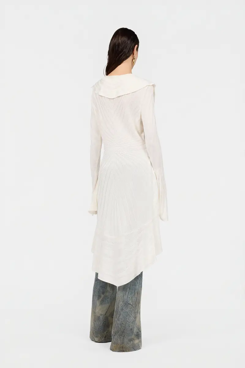 Roberto Cavalli Off-White Cardigan | Thumbnail 3 Roberto Cavalli Off-White Cardigan | Thumbnail 3