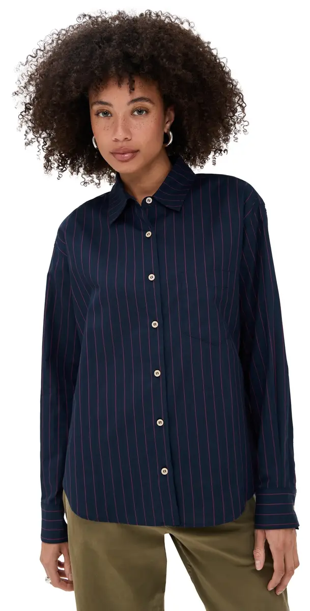 Jamie Haller The Weekend Shirt Blue Red | Image 1 Jamie Haller The Weekend Shirt Blue Red | Image 1
