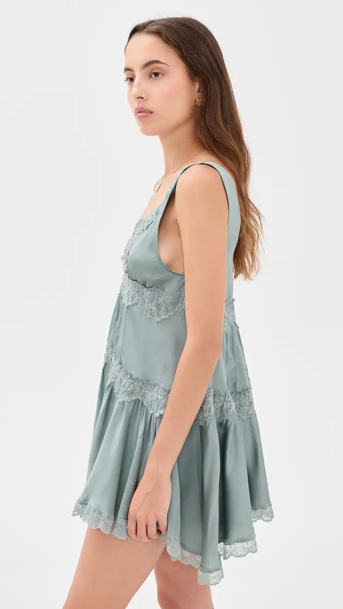 Free People In This Groove Mini Slip Dress | Thumbnail 4
