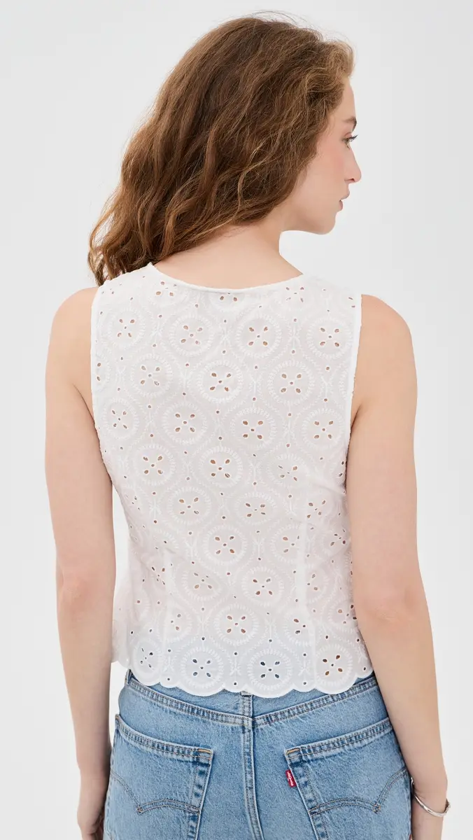 Onia Tie Front Tank Top | Thumbnail 3