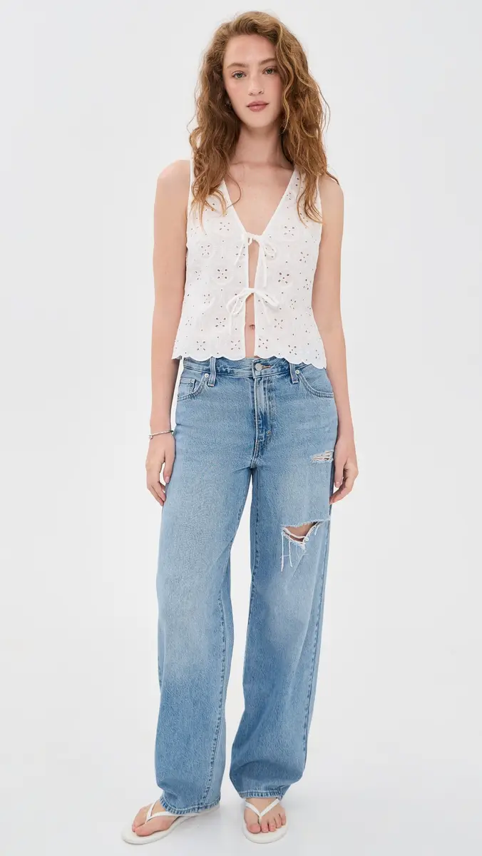 Onia Tie Front Tank Top | Thumbnail 5