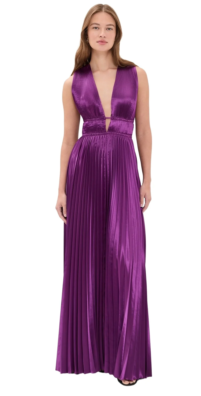 Lena Sleeveless Satin Gown Lena Sleeveless Satin Gown