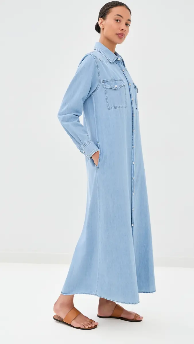 TWP Cowboy Maxi Dress | Thumbnail 4 TWP Cowboy Maxi Dress | Thumbnail 4