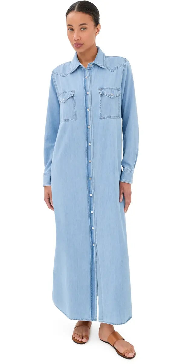 TWP Cowboy Maxi Dress Newport | Image 1 TWP Cowboy Maxi Dress Newport | Image 1