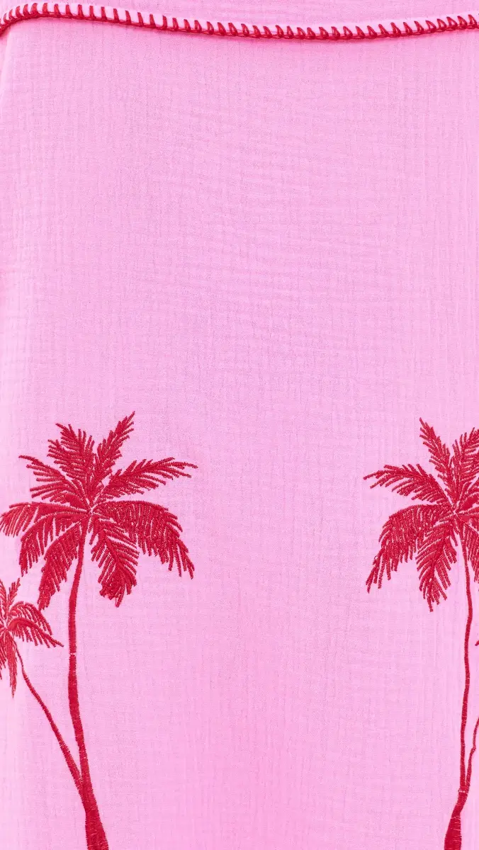 English Factory Tropical Embroidered Midi Dress | Thumbnail 6 English Factory Tropical Embroidered Midi Dress | Thumbnail 6