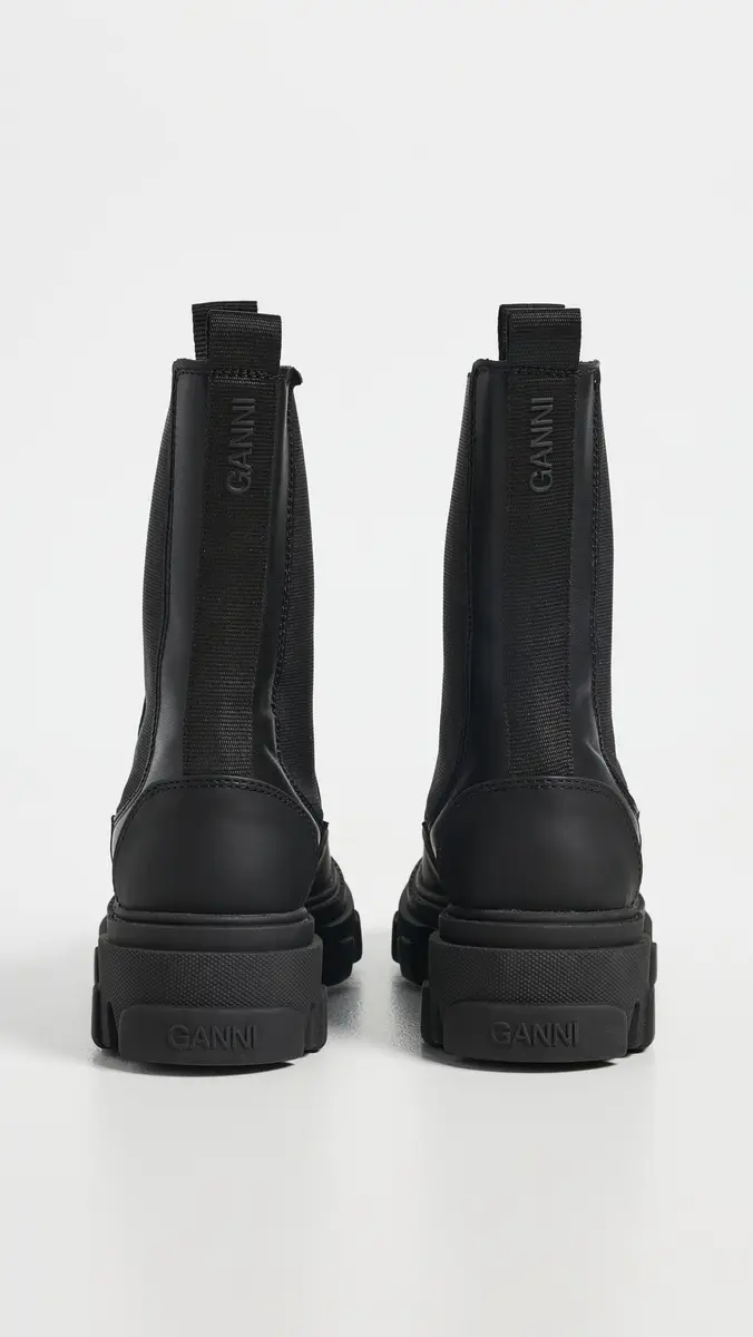 Ganni Cleated Mid Chelsea Boots | Thumbnail 4 Ganni Cleated Mid Chelsea Boots | Thumbnail 4