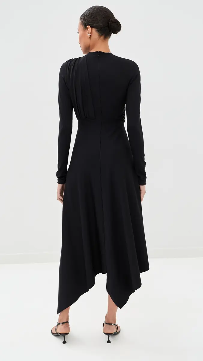 Victoria Beckham Long Sleeve Wrap Dress | Thumbnail 3 Victoria Beckham Long Sleeve Wrap Dress | Thumbnail 3