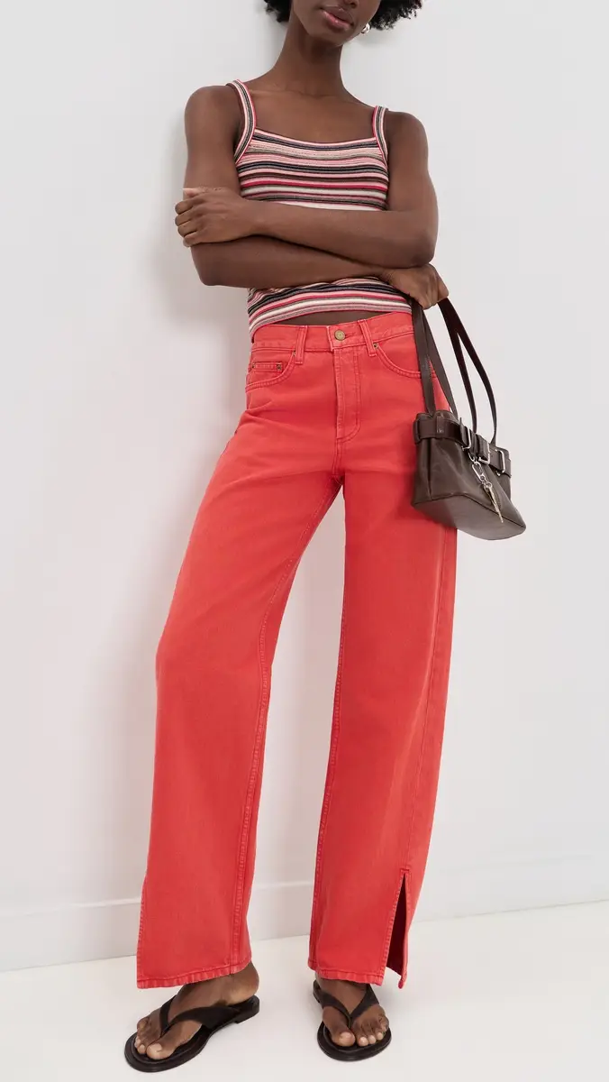 B SIDES Charlot Split Hem Jeans | Thumbnail 5 B SIDES Charlot Split Hem Jeans | Thumbnail 5
