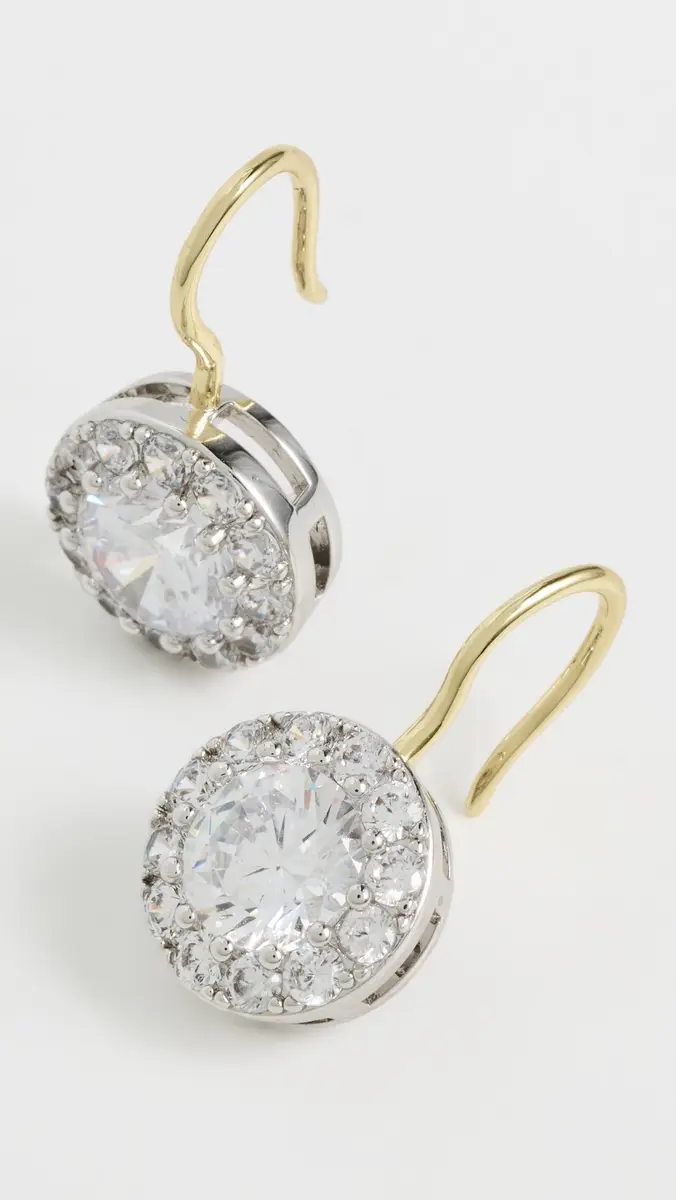 Shashi Two Toned French Hook Earrings | Thumbnail 4