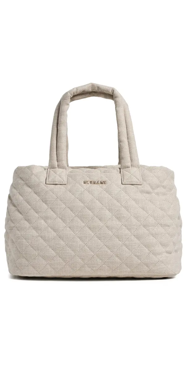 MZ Wallace Medium Metro City Tote Sandy Linen One Size | Image 1 MZ Wallace Medium Metro City Tote Sandy Linen One Size | Image 1