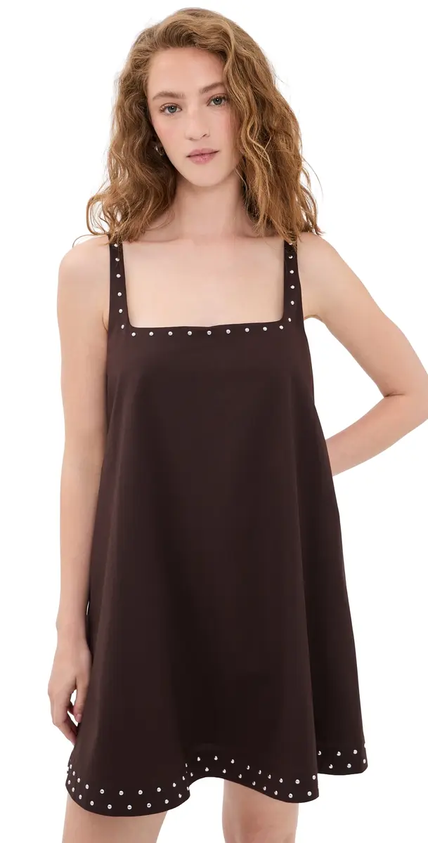 STAUD Brio Dress Earth tuds | Image 1 STAUD Brio Dress Earth tuds | Image 1