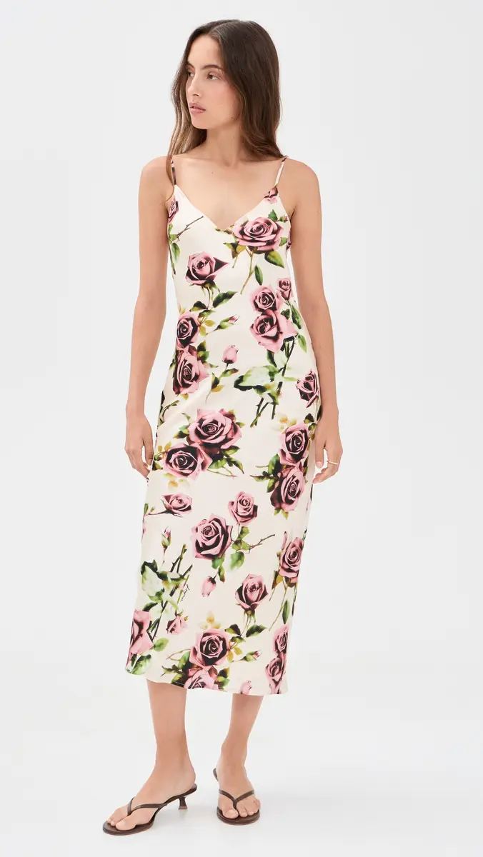 L'Agence Seridie Silk Slip Dress | Thumbnail 2 L'Agence Seridie Silk Slip Dress | Thumbnail 2