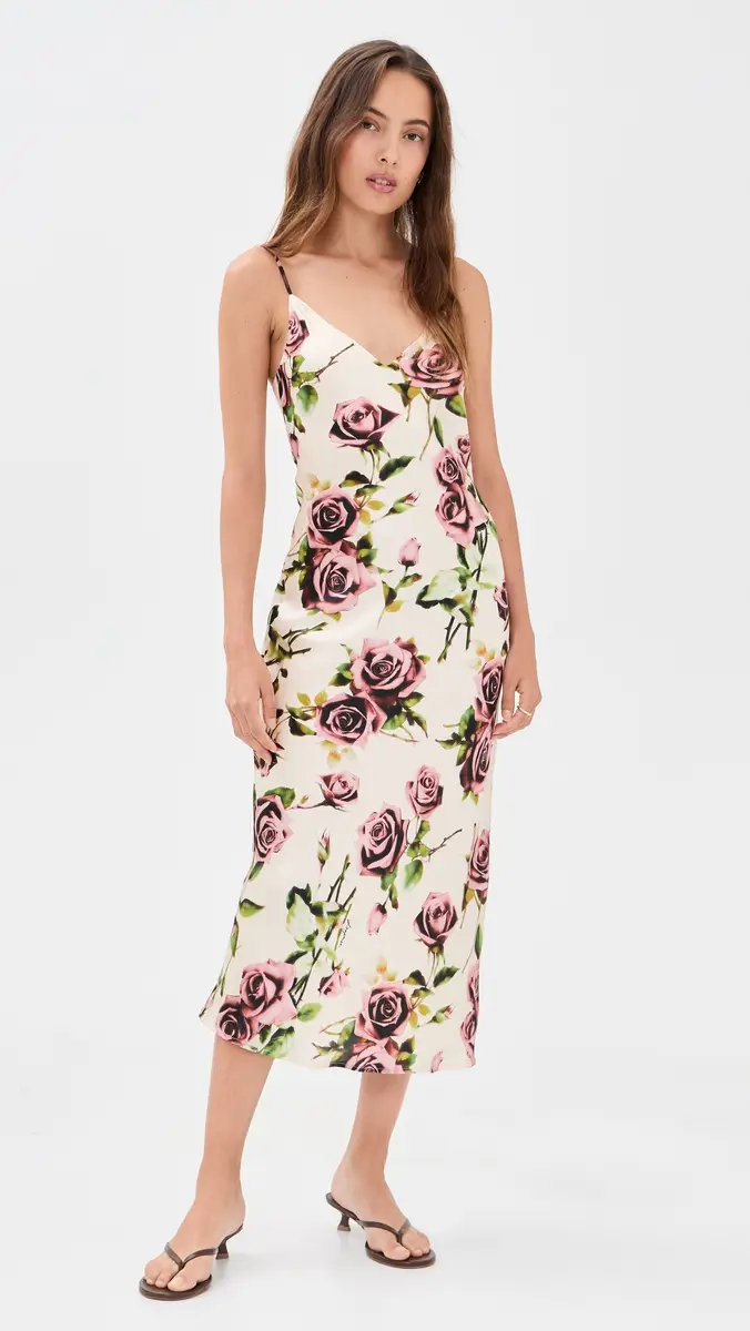 L'Agence Seridie Silk Slip Dress | Thumbnail 5 L'Agence Seridie Silk Slip Dress | Thumbnail 5