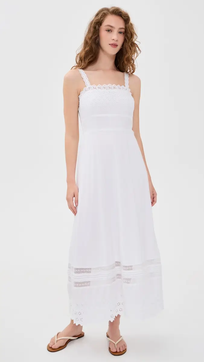 Splendid Avery Maxi Dress White | Thumbnail 2 Splendid Avery Maxi Dress White | Thumbnail 2