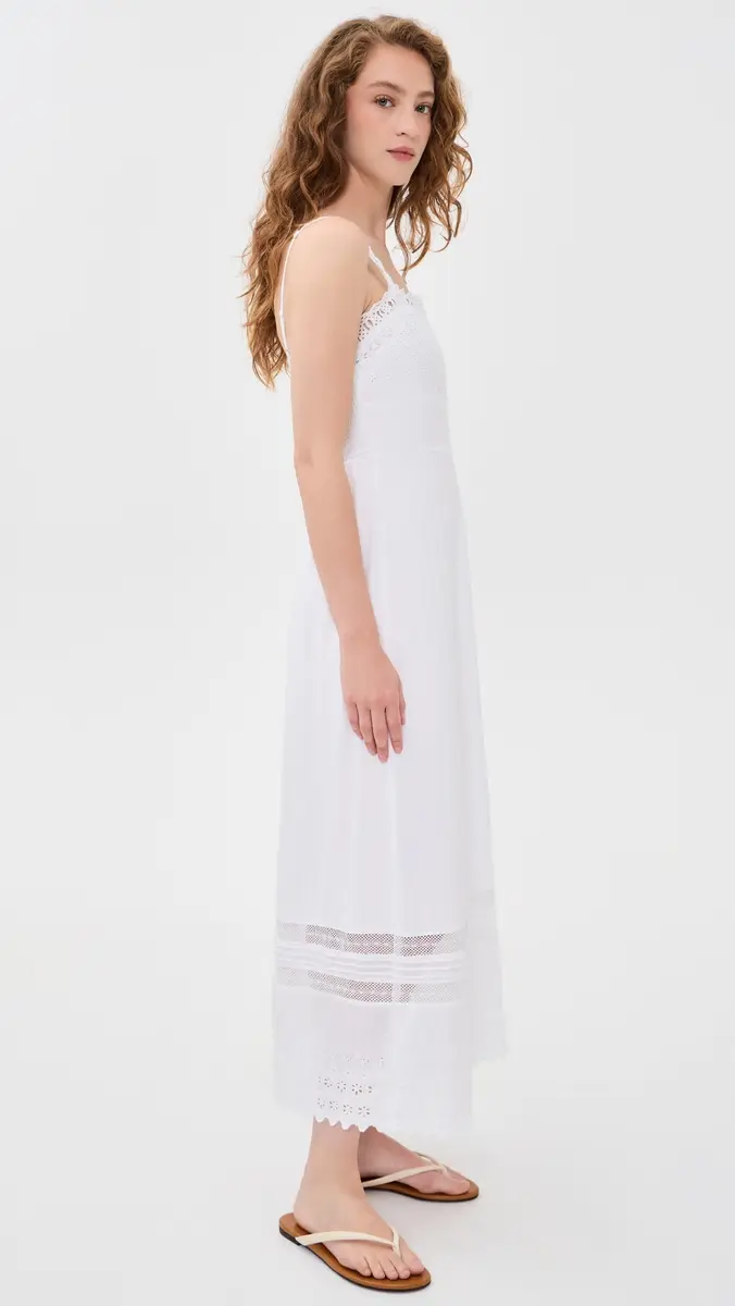 Splendid Avery Maxi Dress White | Thumbnail 4 Splendid Avery Maxi Dress White | Thumbnail 4