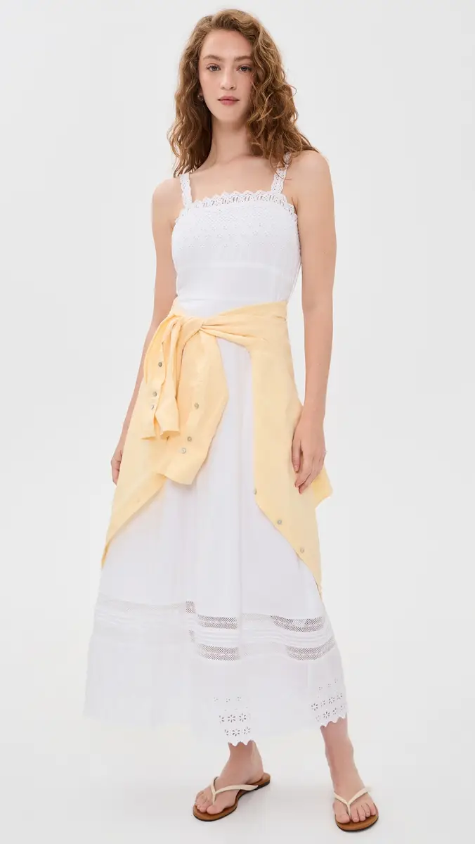 Splendid Avery Maxi Dress White | Thumbnail 5 Splendid Avery Maxi Dress White | Thumbnail 5