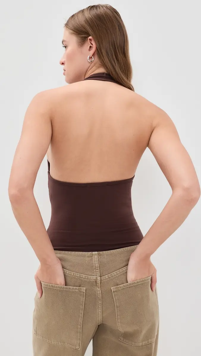 APIECE APART Bodi Halter Bodysuit | Thumbnail 3 APIECE APART Bodi Halter Bodysuit | Thumbnail 3