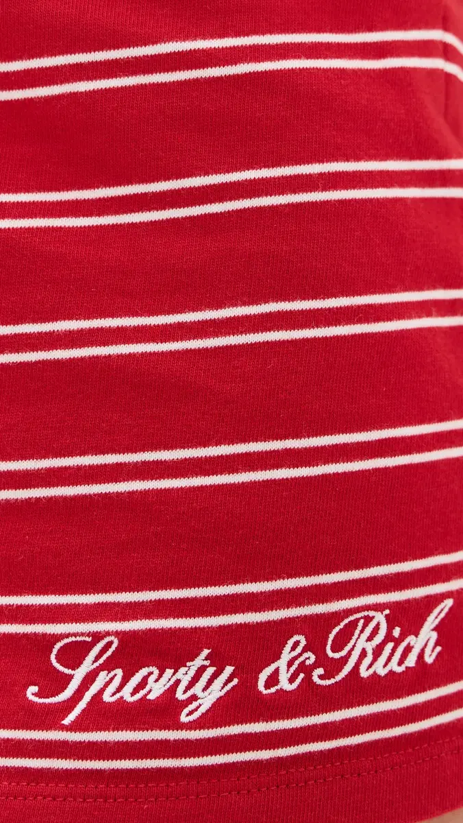 Sporty & Rich Signature Logo Short Shorts | Thumbnail 6 Sporty & Rich Signature Logo Short Shorts | Thumbnail 6