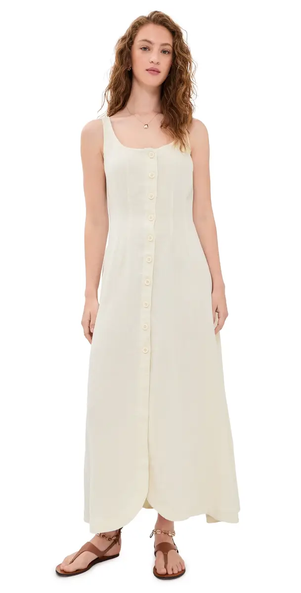 DL1961 Montauk inen Dress Crema inen (inen) | Image 1 DL1961 Montauk inen Dress Crema inen (inen) | Image 1
