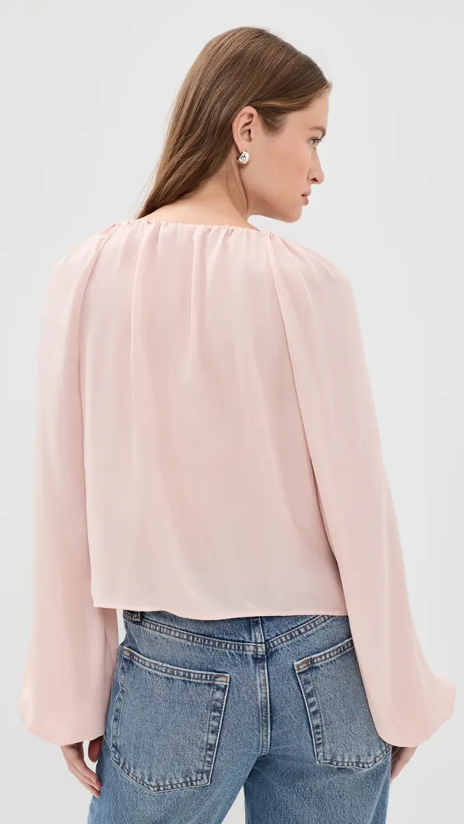 Frame The Silk Balloon Blouse | Thumbnail 3 Frame The Silk Balloon Blouse | Thumbnail 3