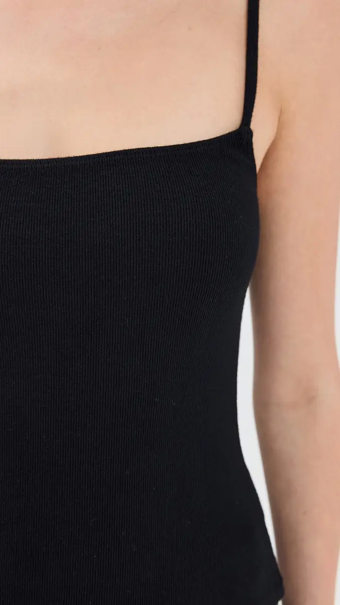 perfectwhitetee Ribbed Skinny Tank | Thumbnail 6