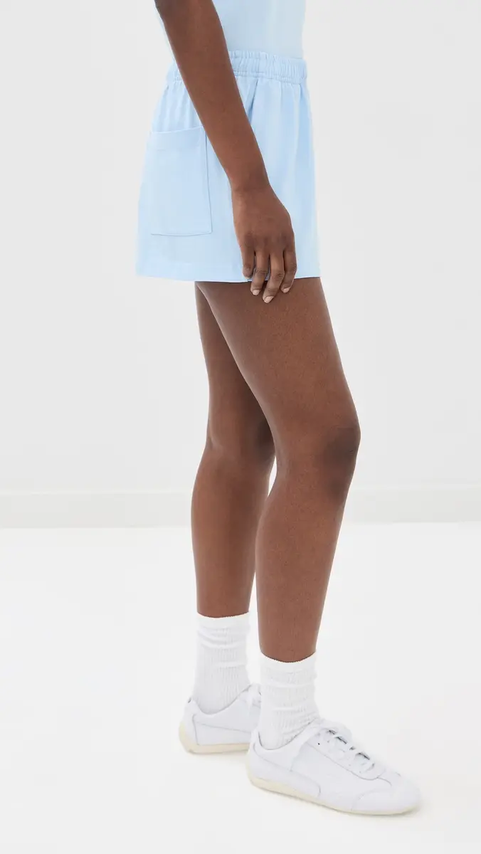 Sporty & Rich NY Crest Disco Shorts | Thumbnail 4 Sporty & Rich NY Crest Disco Shorts | Thumbnail 4