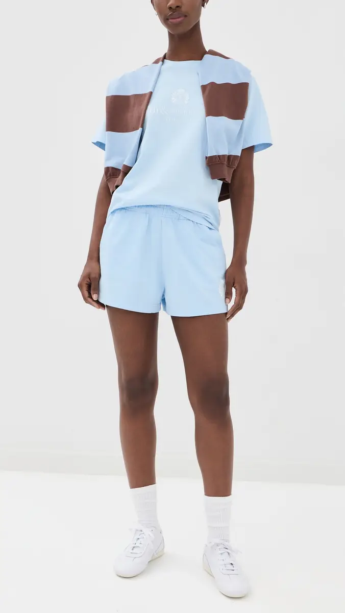 Sporty & Rich NY Crest Disco Shorts | Thumbnail 5 Sporty & Rich NY Crest Disco Shorts | Thumbnail 5