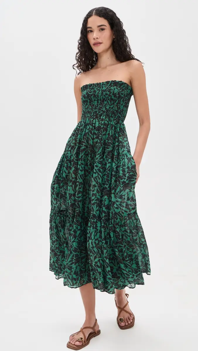 Ulla Johnson Lucca Smocked Coverup Dress | Thumbnail 2 Ulla Johnson Lucca Smocked Coverup Dress | Thumbnail 2
