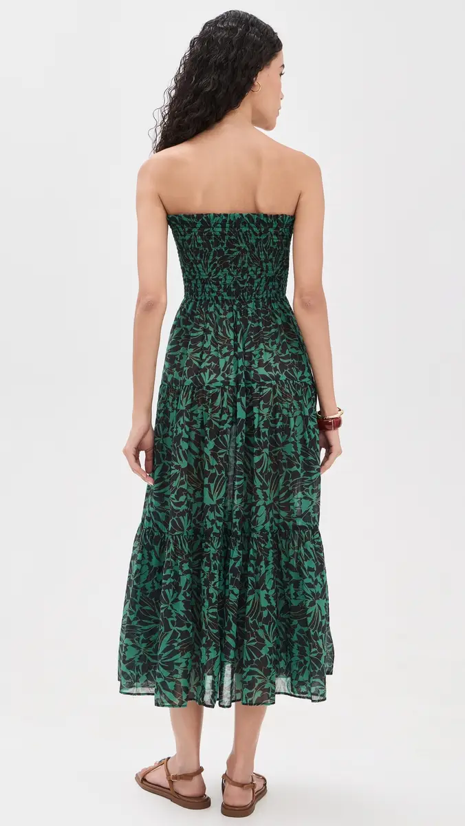 Ulla Johnson Lucca Smocked Coverup Dress | Thumbnail 3 Ulla Johnson Lucca Smocked Coverup Dress | Thumbnail 3
