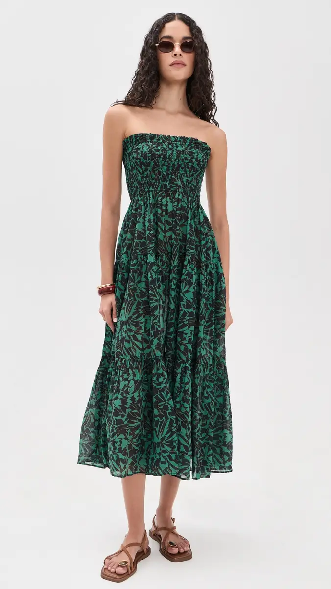 Ulla Johnson Lucca Smocked Coverup Dress | Thumbnail 5 Ulla Johnson Lucca Smocked Coverup Dress | Thumbnail 5