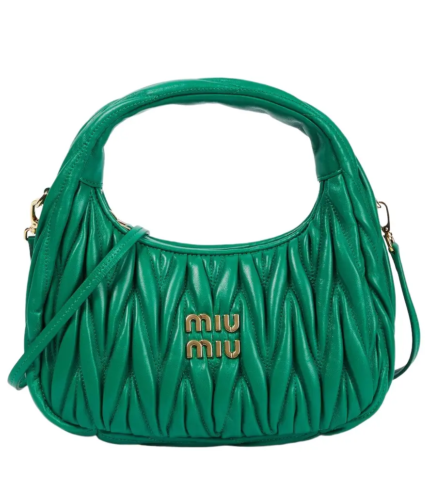 Miu Miu Miu Wander matelassé shoulder bag | Image 1 Miu Miu Miu Wander matelassé shoulder bag | Image 1