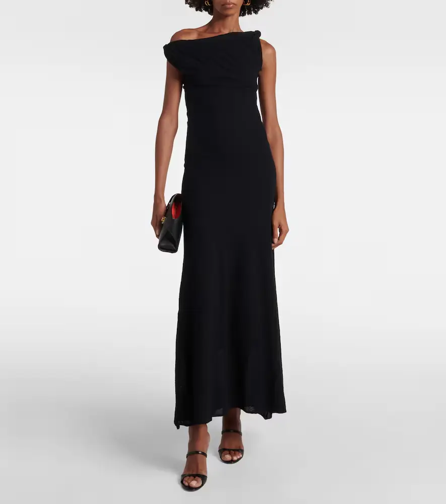SIR. Glow Twist cotton-blend midi dress | Thumbnail 3 SIR. Glow Twist cotton-blend midi dress | Thumbnail 3