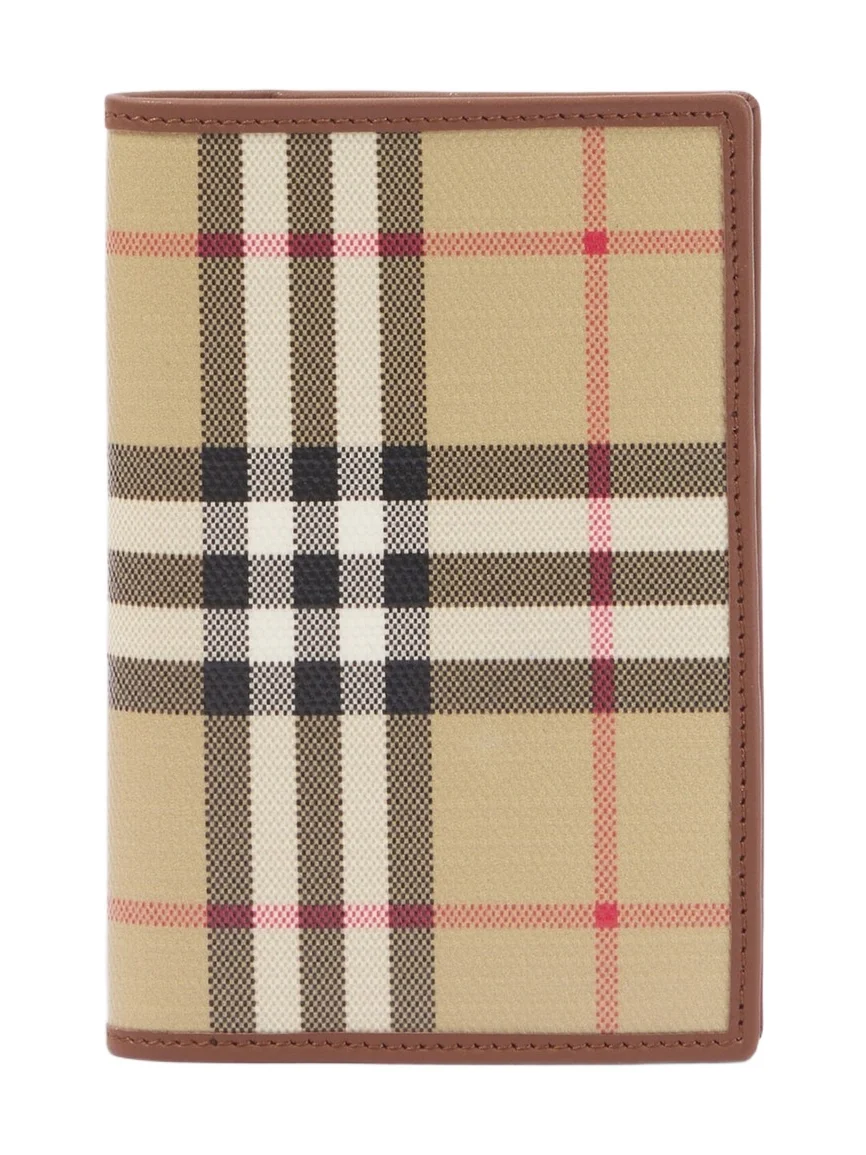 Check canvas passport holder Check canvas passport holder