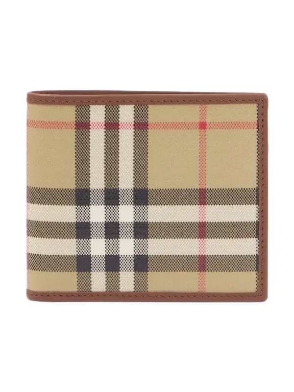 Check canvas bifold wallet