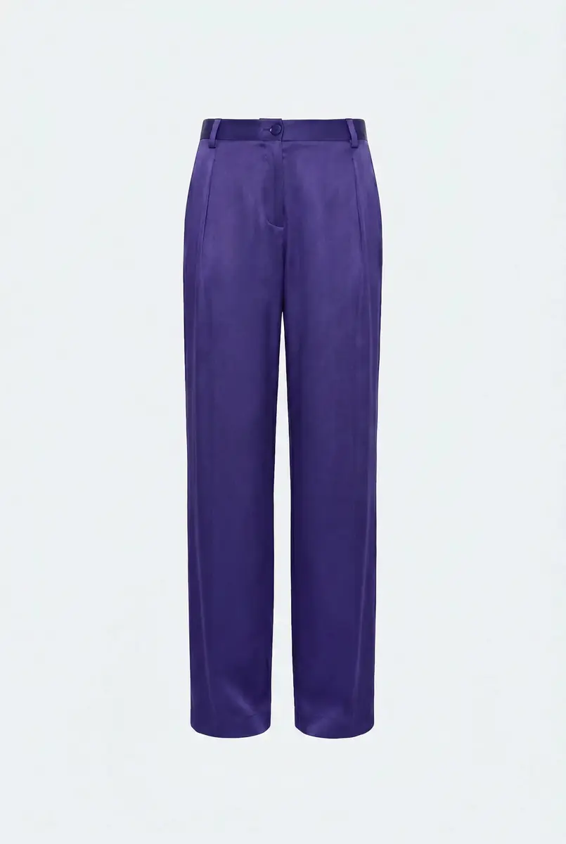 Lapointe Satin Relaxed Pleated Pant | Thumbnail 4