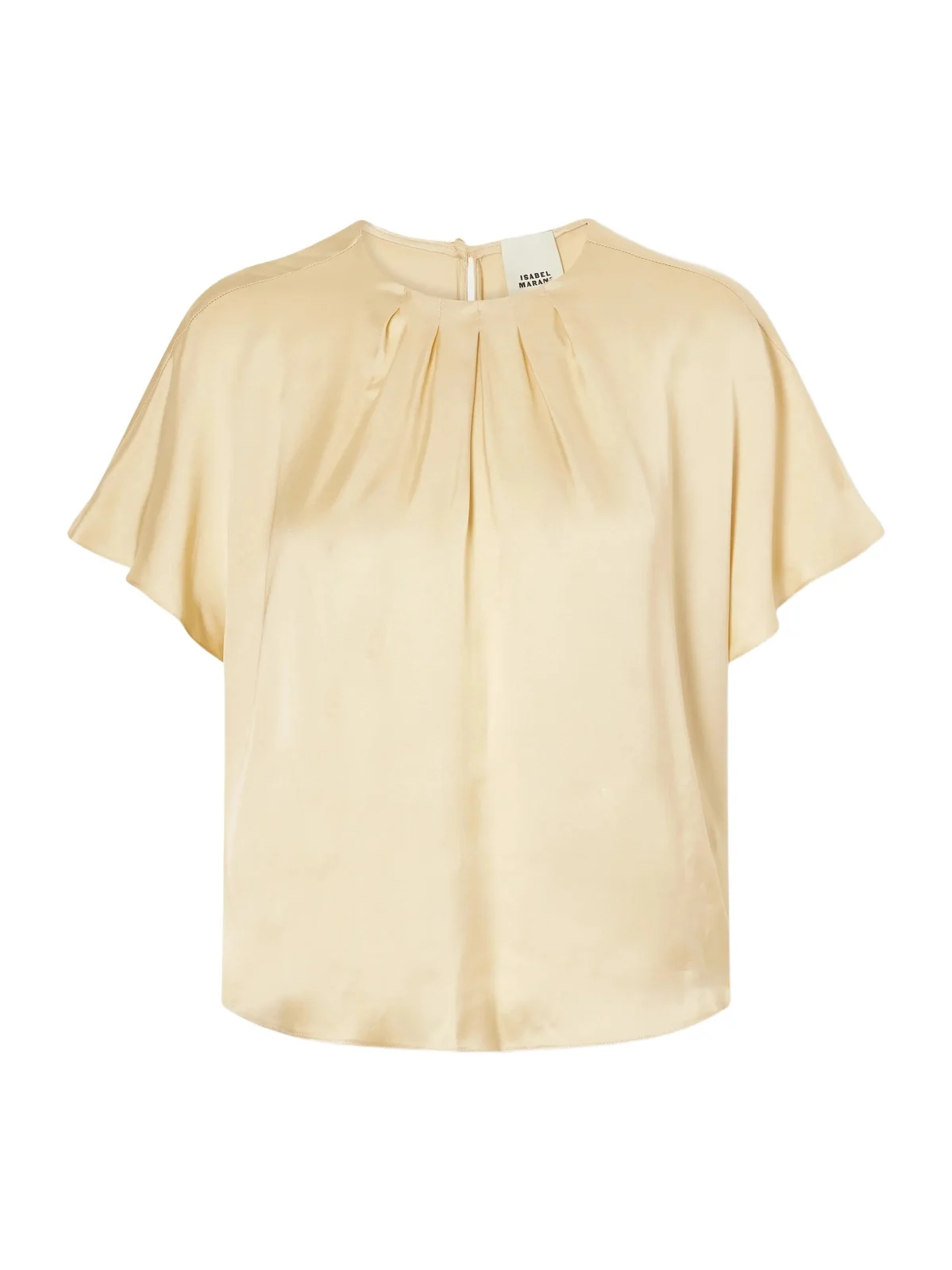 Sakine Gathered Satin Blouse Sakine Gathered Satin Blouse