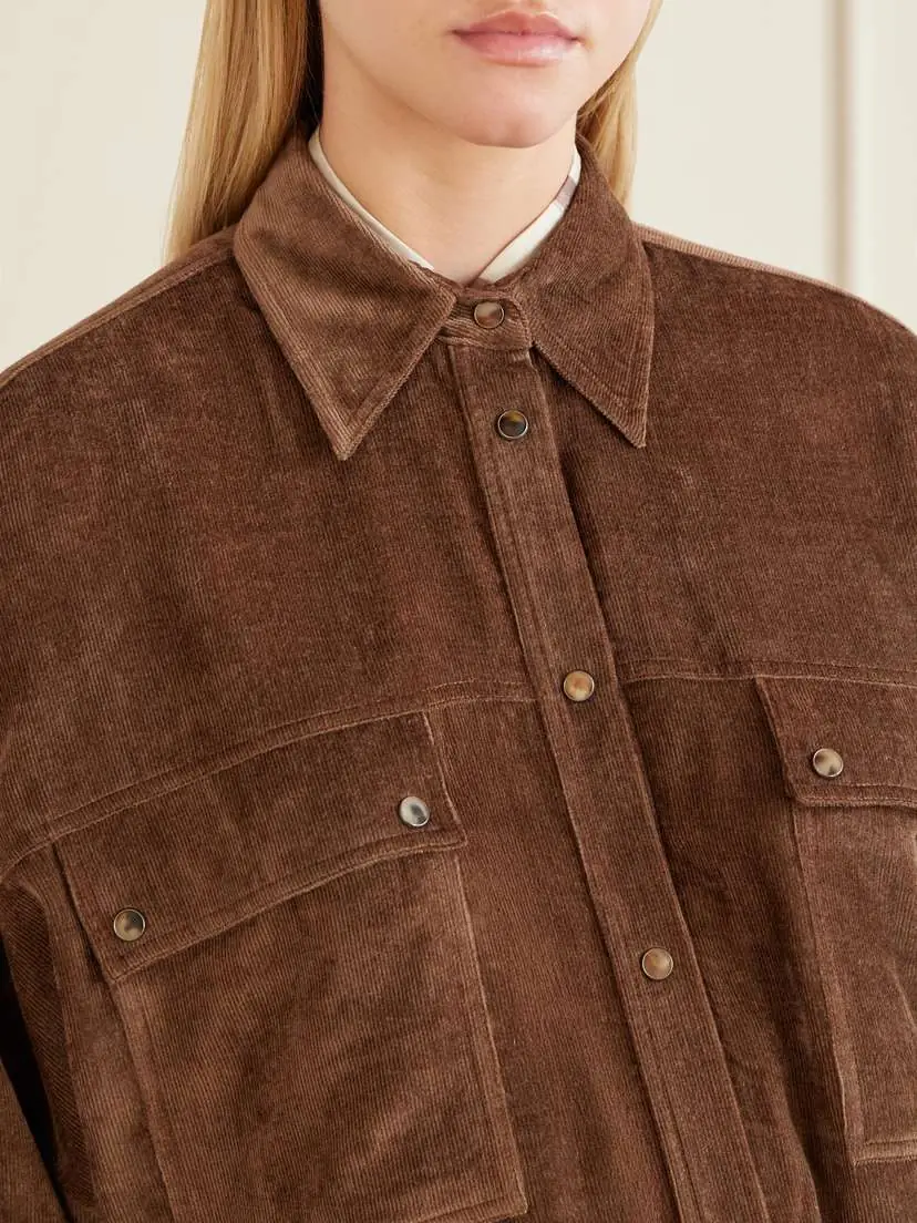 Brunello Cucinelli Velvet Shirt | Thumbnail 5 Brunello Cucinelli Velvet Shirt | Thumbnail 5