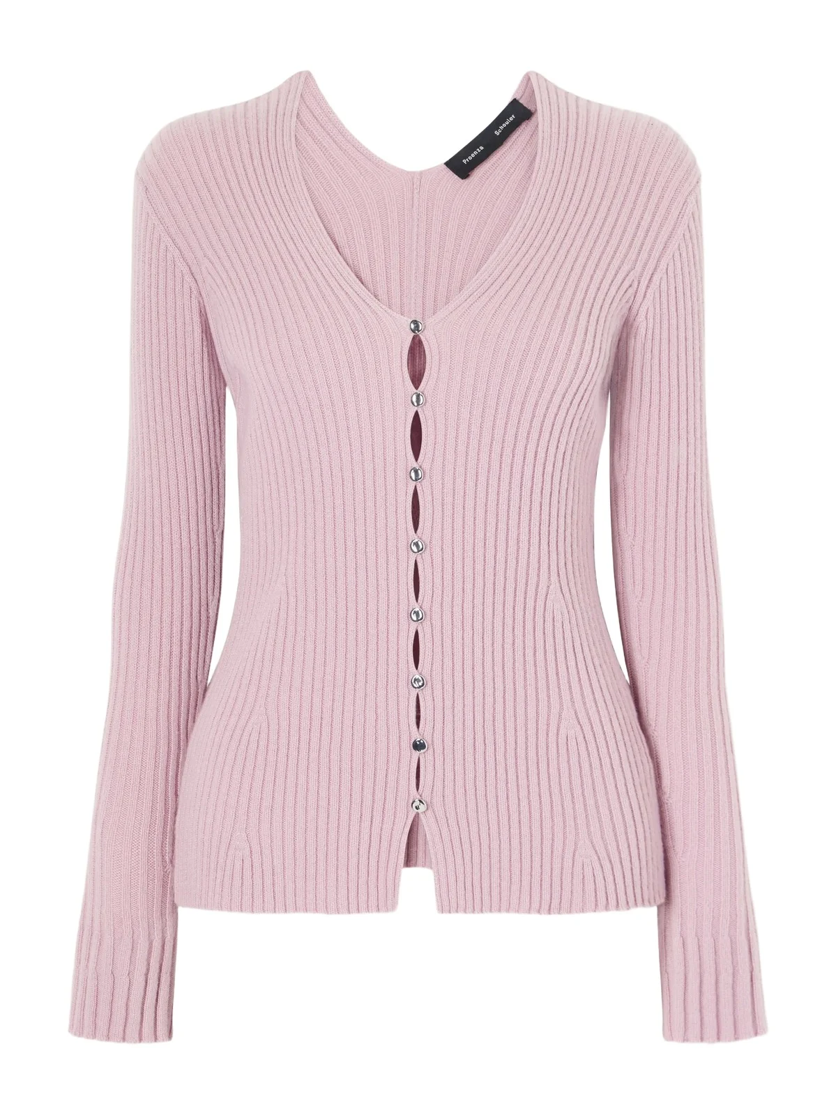 Valeria Ribbed-knit Cashmere Cardigan
