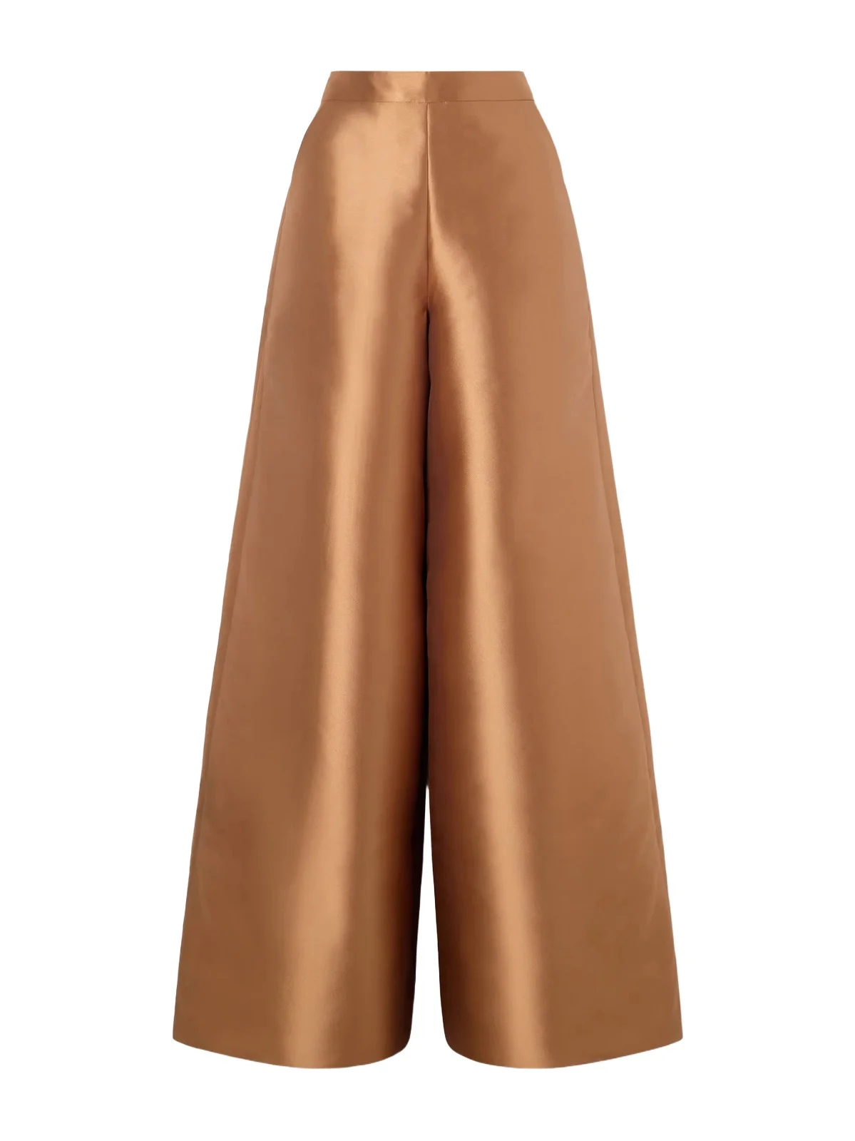 Dima Ayad Satin-twill Wide-leg Pants