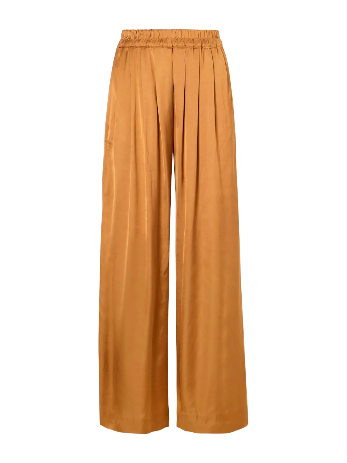 Nolia Pleated Satin Wide-leg Pants Nolia Pleated Satin Wide-leg Pants