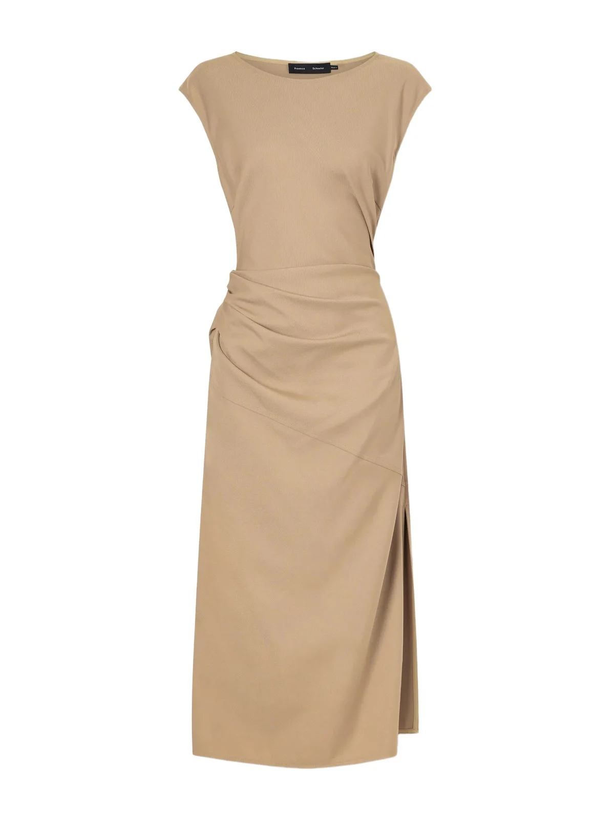 Katia Gathered Gabardine Midi Dress Katia Gathered Gabardine Midi Dress