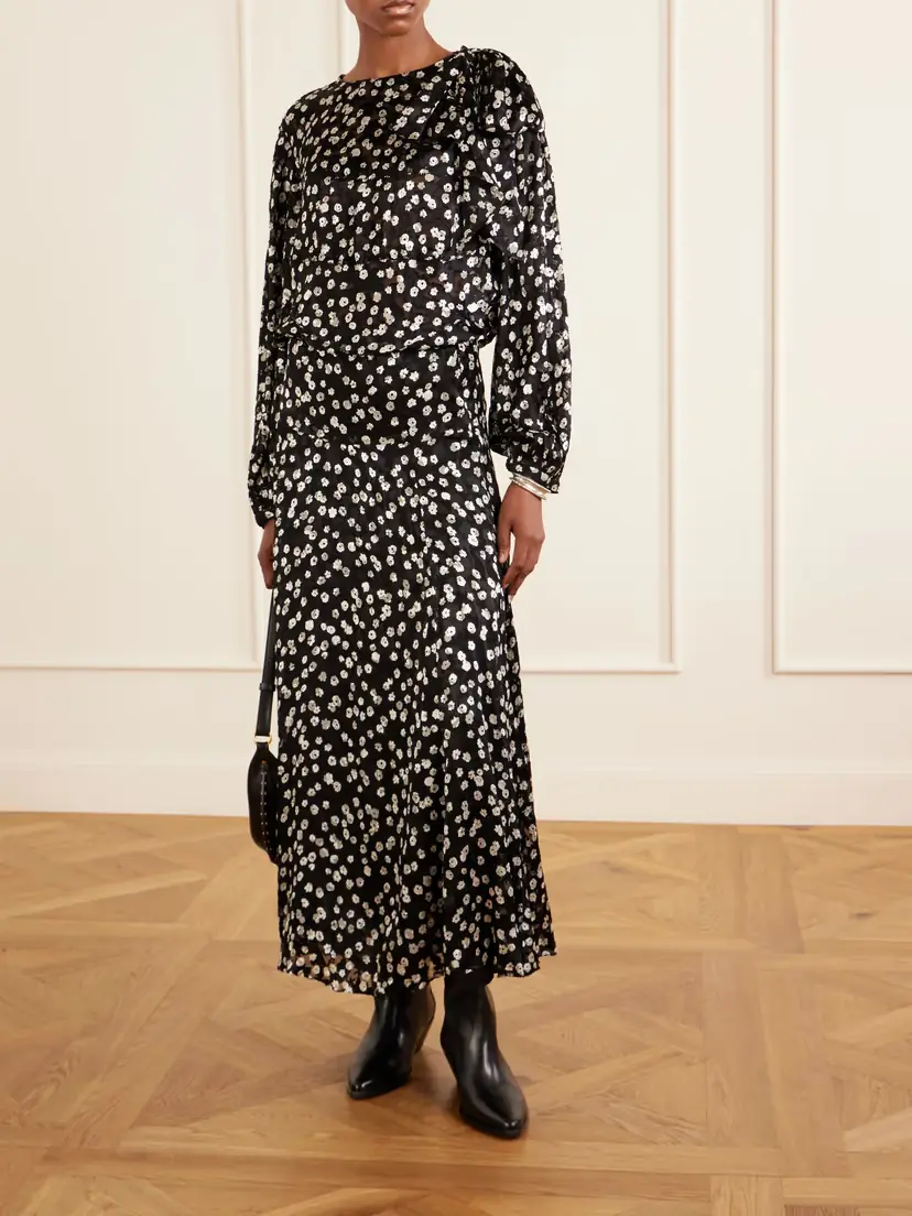Isabel Marant Firma Floral-print Chiffon Blouse | Thumbnail 2 Isabel Marant Firma Floral-print Chiffon Blouse | Thumbnail 2