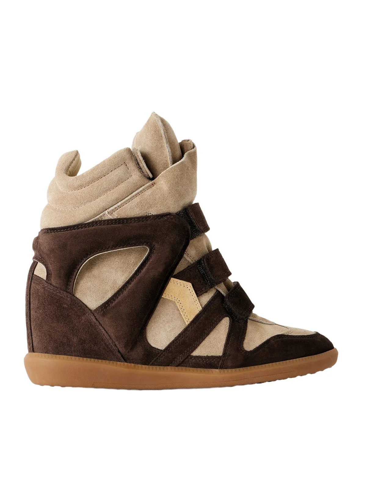Bekett Two-tone Suede Wedge Sneakers Bekett Two-tone Suede Wedge Sneakers