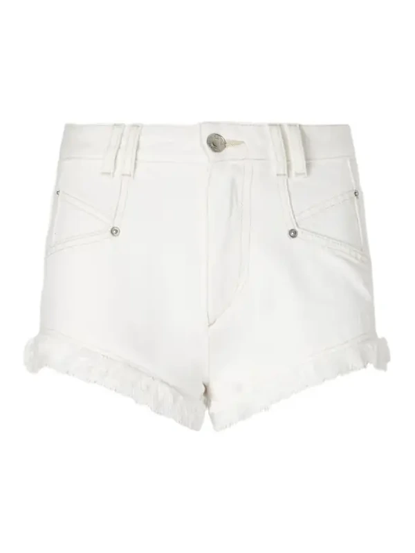 Eneidala Frayed Denim Shorts